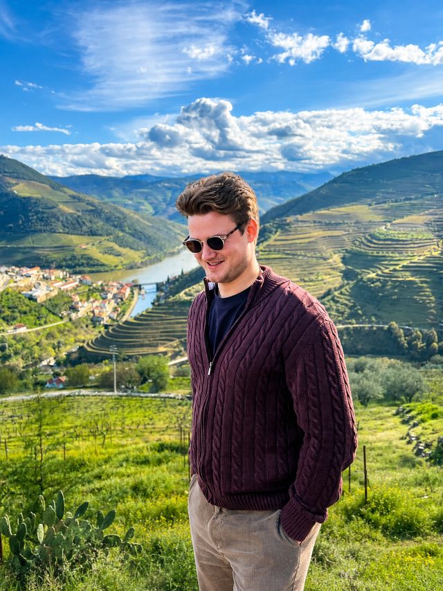 Sjoerd Spil in de Douro-vallei